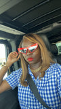 high triangle sunglasses