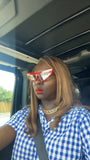 high triangle sunglasses