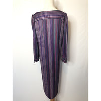 Vintage Stripped purple dress
