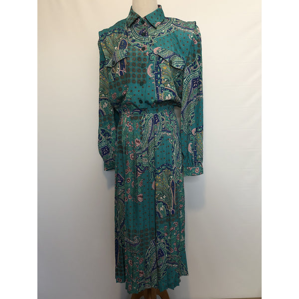 Leslie Fay Shirt dress vintage dress