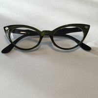 Retro style colored frame glasses
