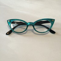 Retro style colored frame glasses