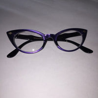 Retro style colored frame glasses