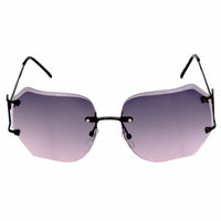 Rimless granny sunglasses