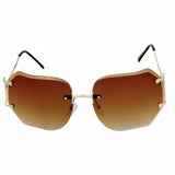 Rimless granny sunglasses