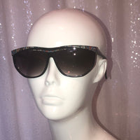 Vintage inspired rectangle sunglasses